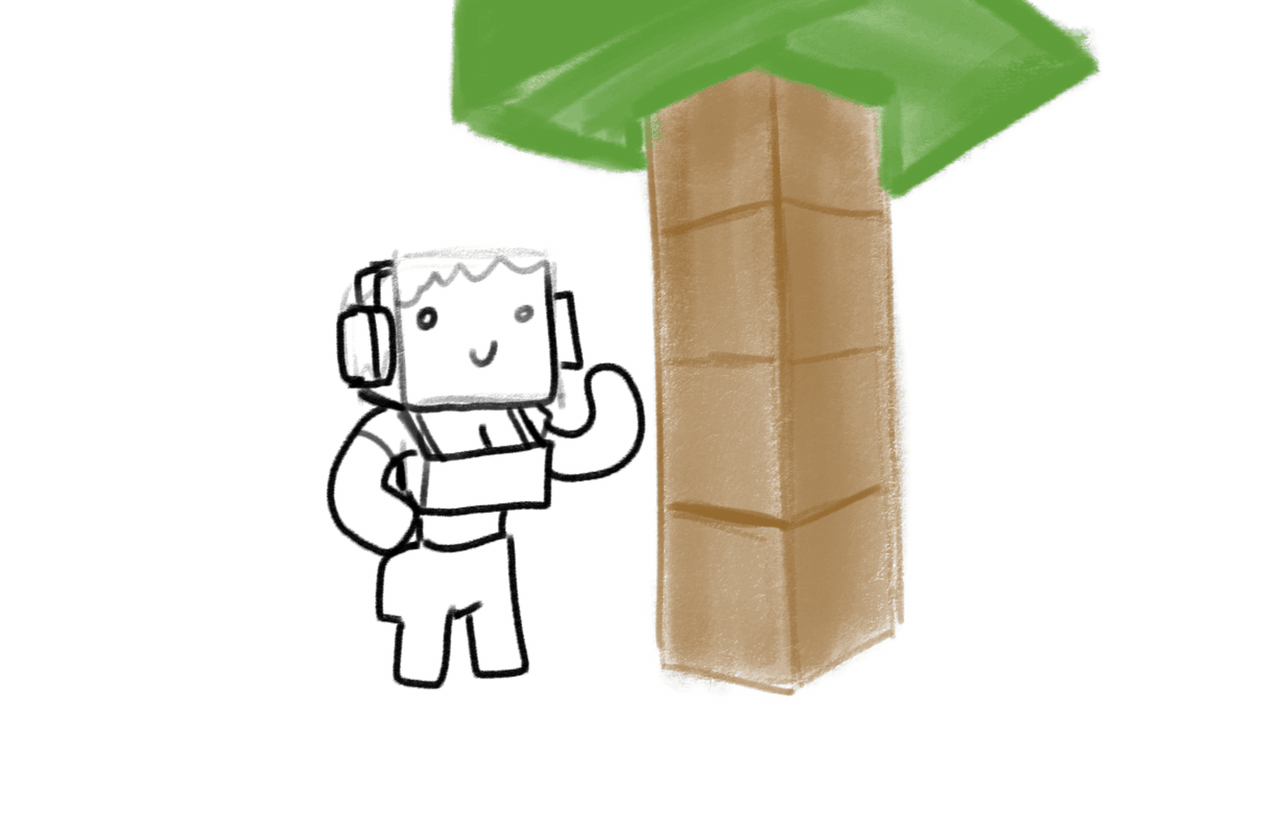 Gwen deep into one of her Minecraft streams.