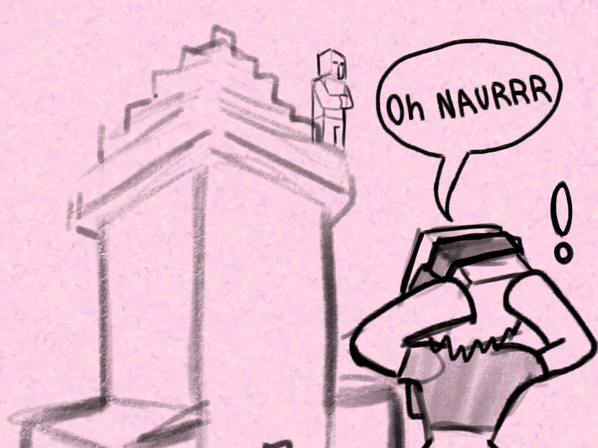 Another moment from Gwen's Minecraft streams.